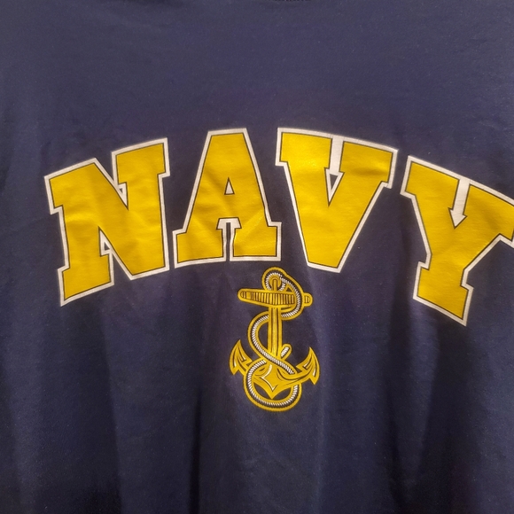 Navy made in U.S.A. Navy Shirt XL football - Picture 3 of 4